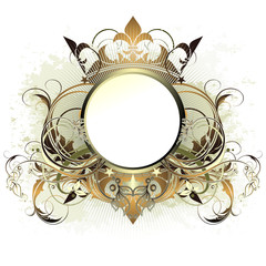 ornate heraldic shield
