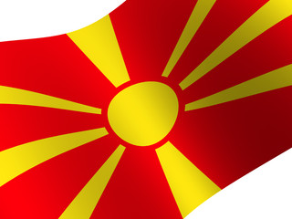 National Flag. Macedonia