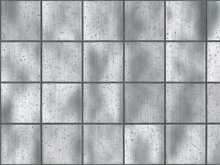 brushed metal square tiles abstract as wallpaper
