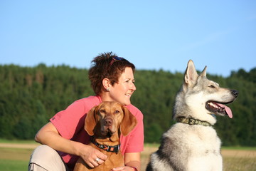 Babette mit Aisha und Siwan 2
