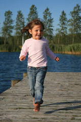 enfant courir