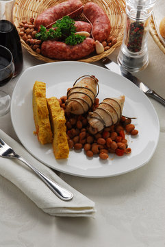 Intingolo con fagioli - Pucia e fasoeu - Antipasti Lombardia
