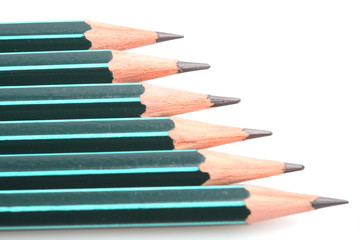 Obraz premium graphite pencil on a white background