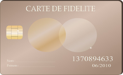 carte de fidelit&eacute;