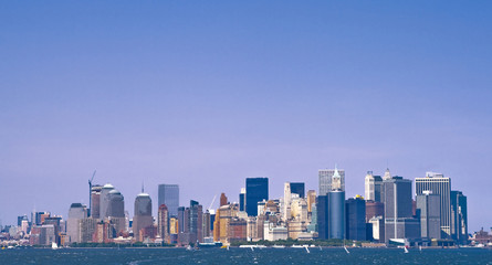 Fototapeta na wymiar Skyscrapers in New York