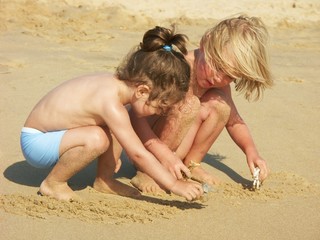 copines à la plage