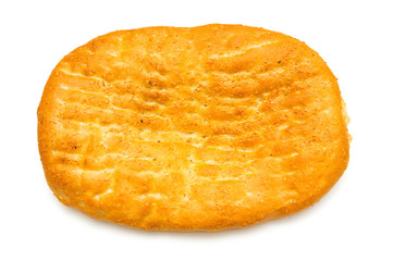 Fresh bread isolated on the white background