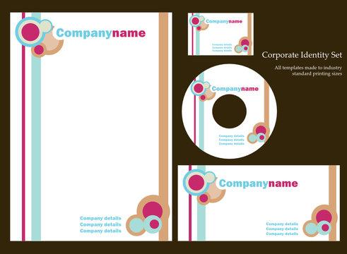 Corporate identity template - Set 6