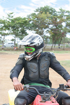 Atv or quad bike vehicle racer