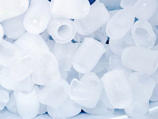 pieces of ice close up background