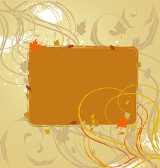 Abstract Autumn/Fall Background Vector