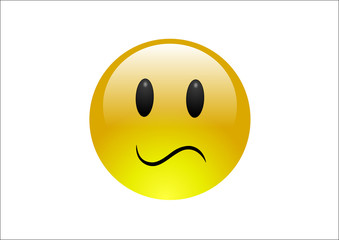 Aqua Emoticons - Confused