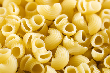 raw macaroni pasta background close up shoot