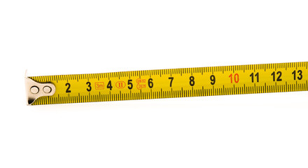 tape measure meter studio isolated