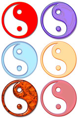 t-shirt art prints, yin und yang, leben in balance