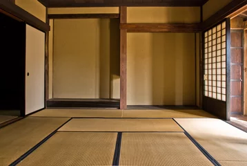 Fotobehang &quot Tatami&quot  en &quot Shoji&quot  de oude Japanse kamer. © jpskenn