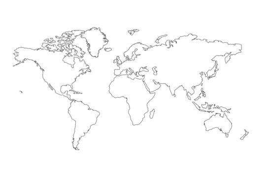 Blank World Map Images Browse 31 046 Stock Photos Vectors And Video Adobe Stock