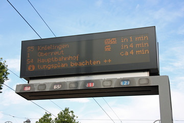 Fahrgastinformation © Klaus Eppele