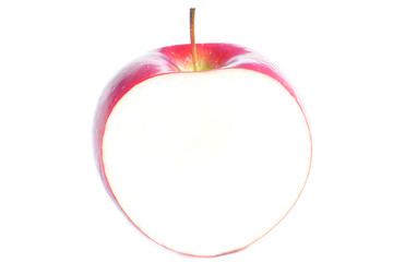Obraz premium Sliced apple on white