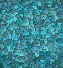 Stone wall. Seamless light bricks of patterned blue stone