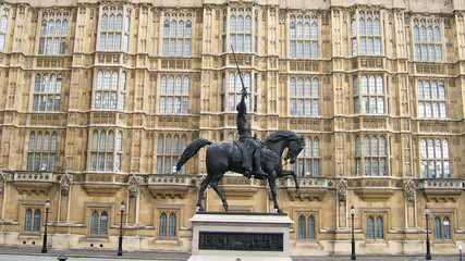 Richard Coeur de Lion, Maison du Parlement, London