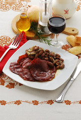 Carne salada e fagioli - Secondi di carne del Veneto