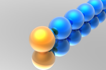 Golden leadership of business team