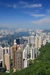 Fotobehang Uitzicht over Hong Kong vanaf augustus 2008 © Uniseller