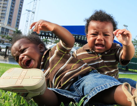 Cute black sale twin boys