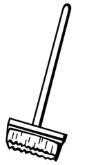 cleaning brush with long handle