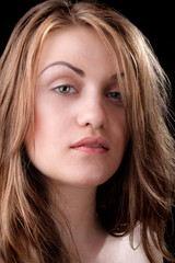 Naklejka premium Fashion Portrait of Youth Woman