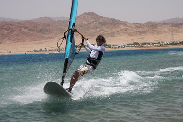 Windsurfing. Speed.