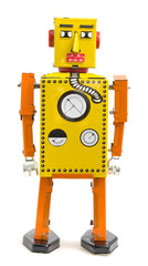 retro robot toy