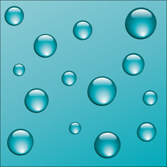 Background with aquatic drops.