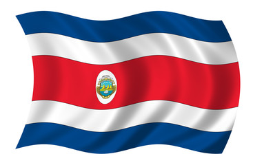 Costa Rica Fahne