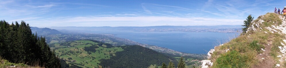 les brods du lac léman, panorama