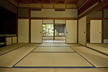"Tatami" and "Shoji" the old Japanese room.