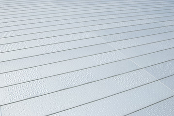 Wall detail of the new opera House in Oslo, Norway