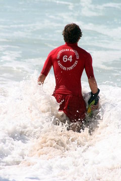 basque, vagues, secours, sauveteur,