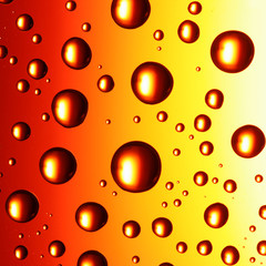 Yellow drops, may be used as background