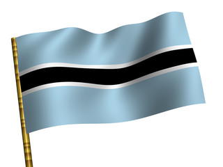 National Flag. Botswana