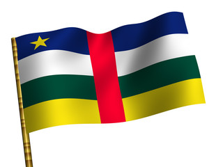 National Flag. Central African Republic