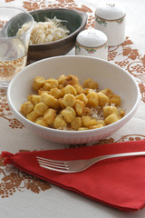 Gnocchi con crauti - Primi Trentino Alto Adige