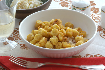 Gnocchi con crauti - Primi Trentino Alto Adige