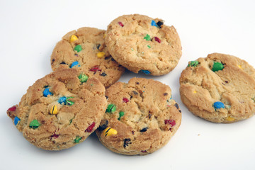 rainbow chip cookies