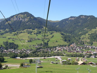 Descente en télésiège à Praz sur Arly