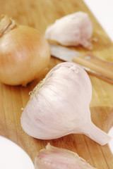 Garlic, onion