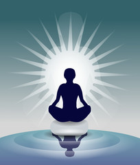 Yoga m&eacute;ditation