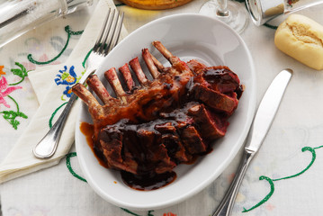 Sella di capriolo al vino inferno - Secondi di Carne Lombardia