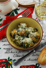 Knodel di spinaci - Primi del Trentino Alto Adige